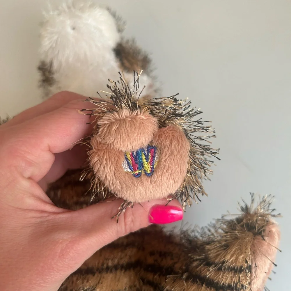 Webkinz GANZ Striped Tiger Soft‎ Plush Brown Black
